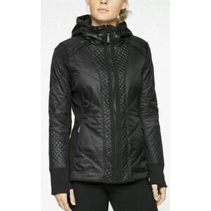 Athleta Rock Ridge PrimaLoft Black Jacket Coat Running XS Thermal Womens